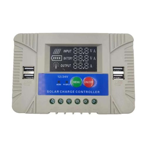12/24 30A PWM Solar Charge Controller With LCD